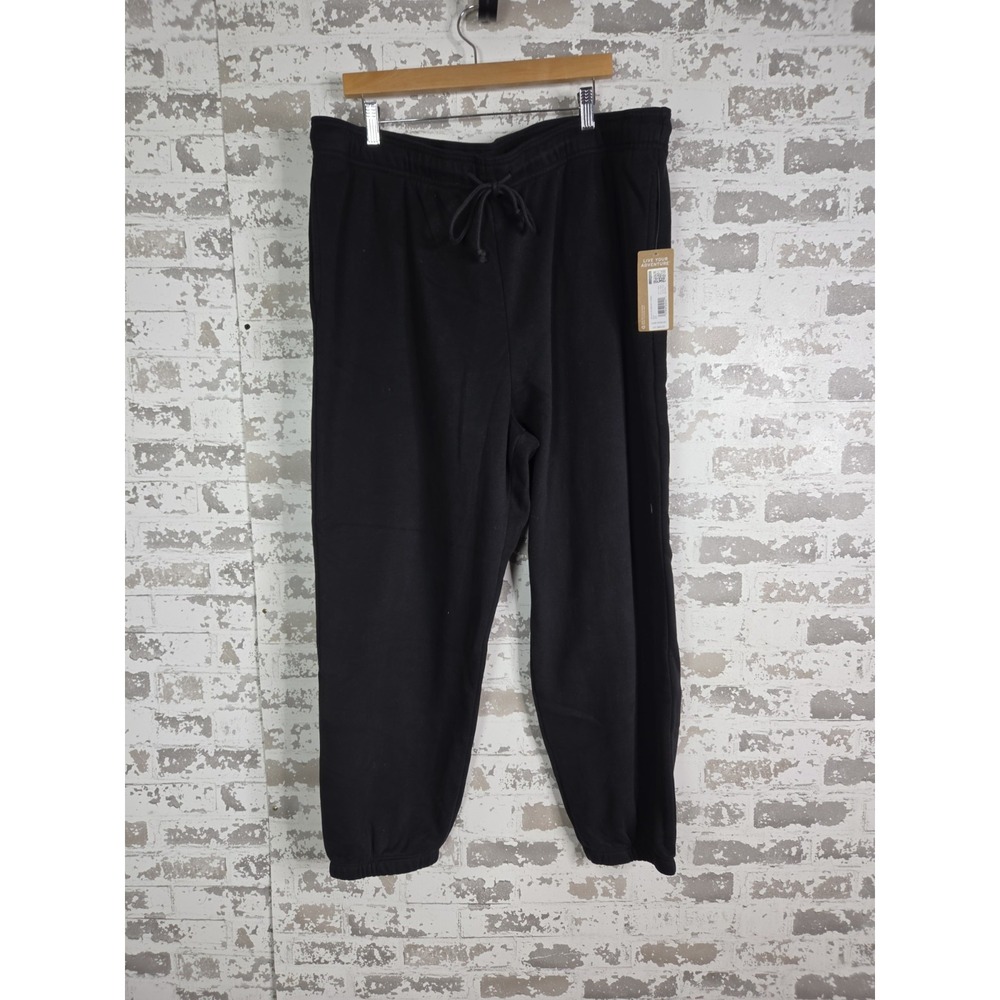 Eddie Bauer The Vintage Soft Jogger Sweatpants Size 2X Black NWT